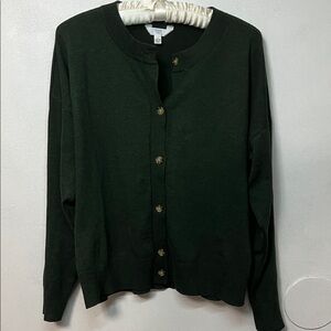 Dark Green Women’s Cardigan